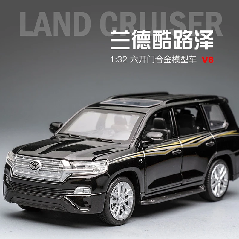 Модель автомобиля KIDAMI из сплава 1:32 Металлический Игрушечный Автомобиль Toyota Land