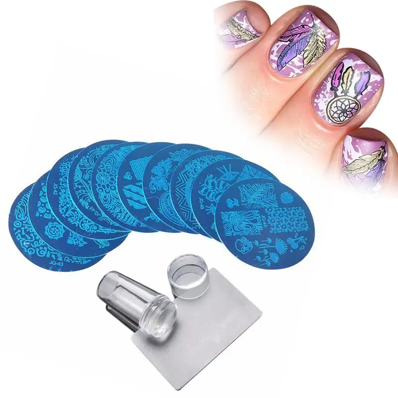 Nail Art Stamp Plate Nail Stamp Kit Flowers Leaf Dreamcatcher DIY Stamp Plate Tool Nail Printing Templates Stamper Scrapper Tool
Nail Art Stamp Plate Nail Stamp Kit Flowers Leaf Dreamcatcher DIY Stamp Plate Tool Nail Printing Templates Stamper Scrapper Tool