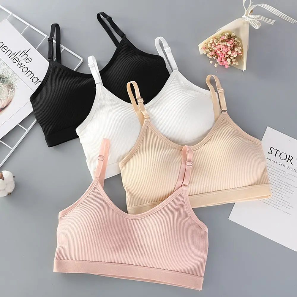 Student Solid Bra Soft Lingerie Gathering Chest Wrap Girls Underwear Small Breasts Tube top No Steel Rings Thin Sports Vests
Student Solid Bra Soft Lingerie Gathering Chest Wrap Girls Underwear Small Breasts Tube top No Steel Rings Thin Sports Vests