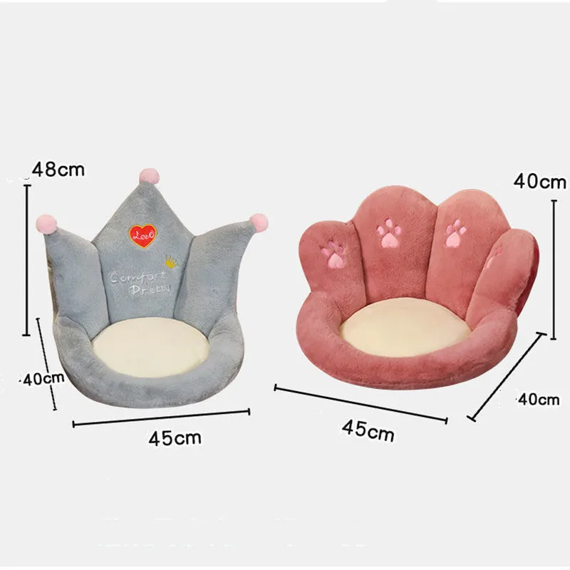 Chair Seat Cushion Crown Shaped Cat Paw Pink Blue Grey Plush Pillow Bunny Fur Soft Stuffed Sofa Back Rest Grownups Kid Girl Gift
Chair Seat Cushion Crown Shaped Cat Paw Pink Blue Grey Plush Pillow Bunny Fur Soft Stuffed Sofa Back Rest Grownups Kid Girl Gift