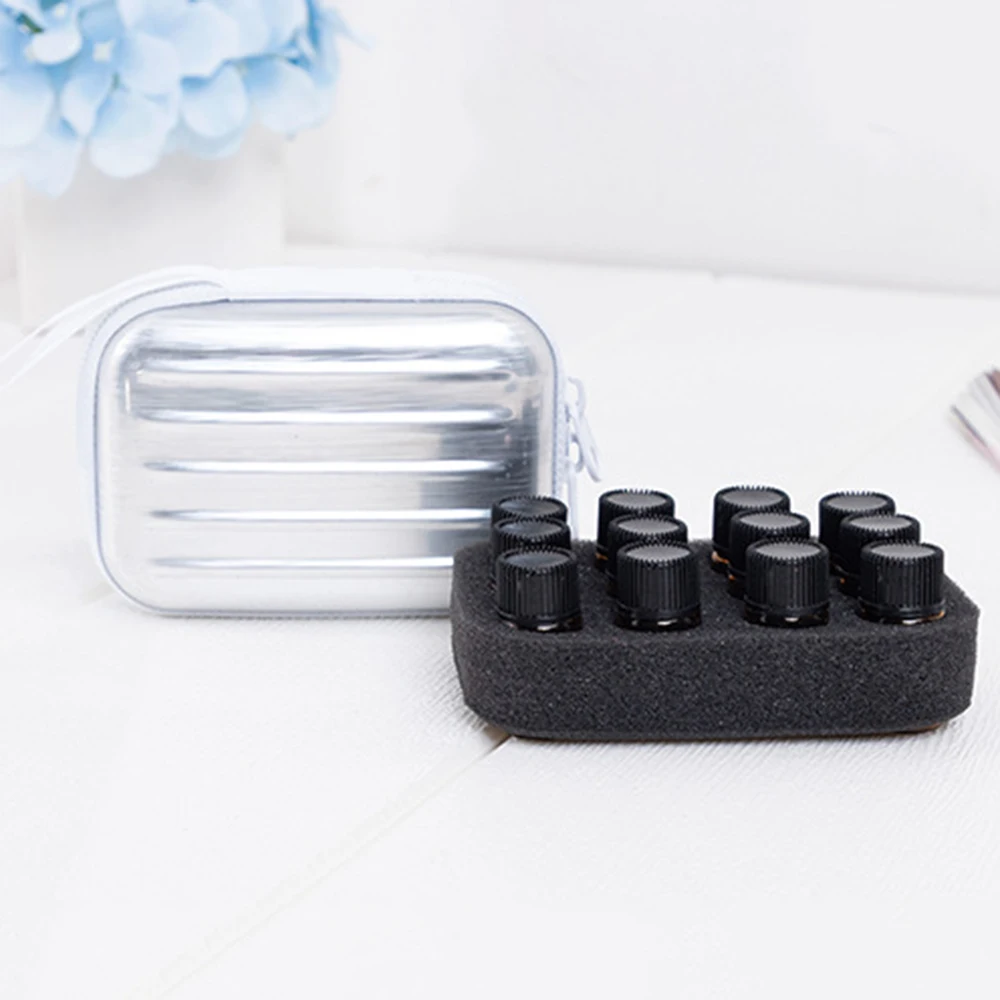 12 Slots Essential Oils Carrying Case For 1ML 2ML 3ML Bottles Portable Small Essential Oils Storage Bag Organizer For Travel
12 Slots Essential Oils Carrying Case For 1ML 2ML 3ML Bottles Portable Small Essential Oils Storage Bag Organizer For Travel