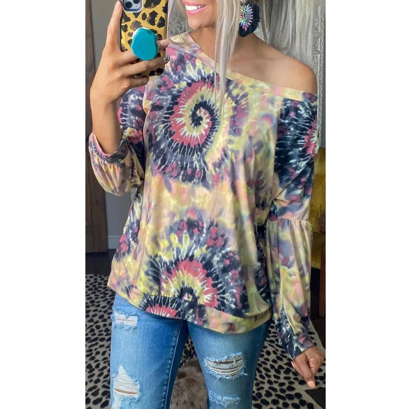 NewSpot 2021 Autumn Popular European And American Women's Printed Long Sleeve Round Neck Loose Casual Top Om9472
NewSpot 2021 Autumn Popular European And American Women's Printed Long Sleeve Round Neck Loose Casual Top Om9472