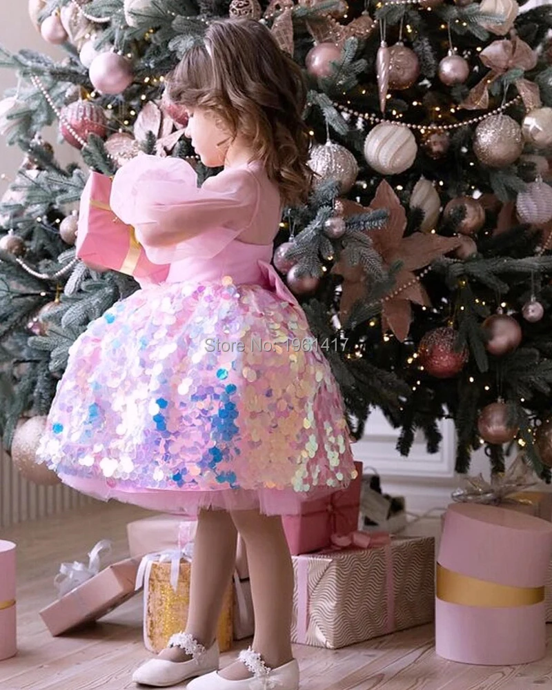 Girls' wedding dress latest fashion big sequins children's dress birthday party adult flower children's new style princess cloth
Girls' wedding dress latest fashion big sequins children's dress birthday party adult flower children's new style princess cloth