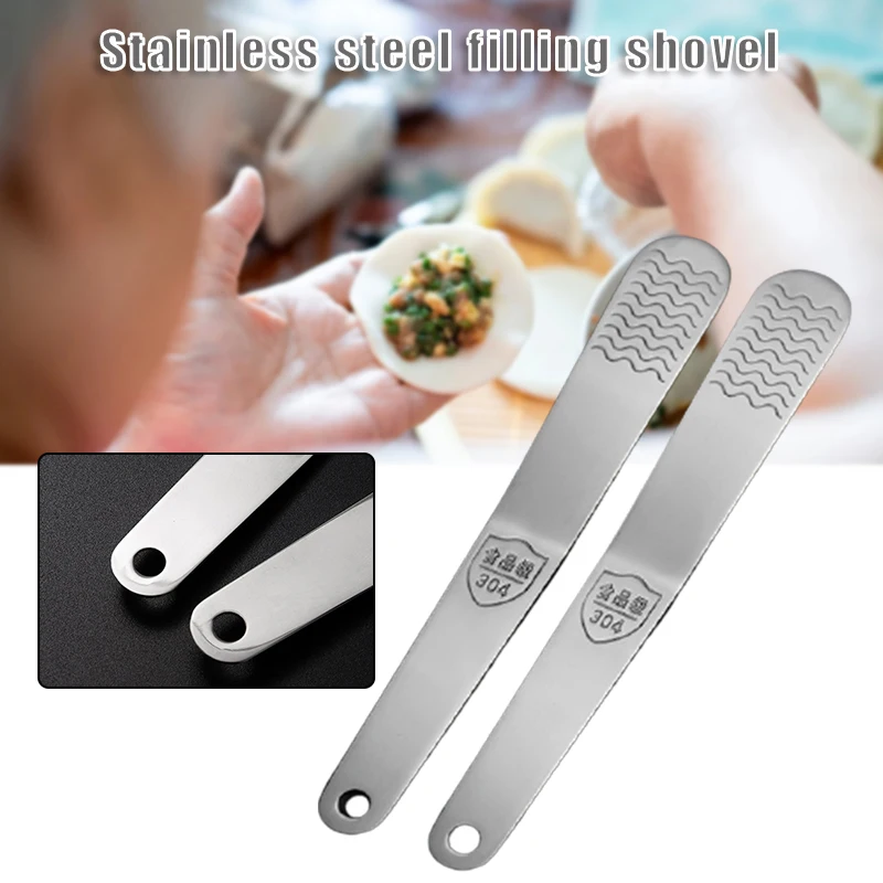 Stainless steel filling shovel Stuffing Shovel Flat Spoon Stuffing Stirring Spoon Picking Dumplings Chaos Bun Tool Mixing spoon
Stainless steel filling shovel Stuffing Shovel Flat Spoon Stuffing Stirring Spoon Picking Dumplings Chaos Bun Tool Mixing spoon