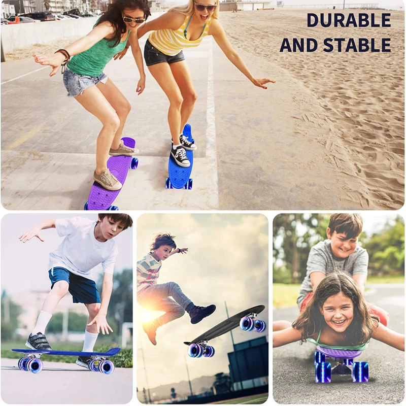 Jusenda 22inch Fish Board Mini Cruiser Skateboard Children Scooter Longboard Skate Boards Retro Penny Board Wheel Truck Bearings
Jusenda 22inch Fish Board Mini Cruiser Skateboard Children Scooter Longboard Skate Boards Retro Penny Board Wheel Truck Bearings