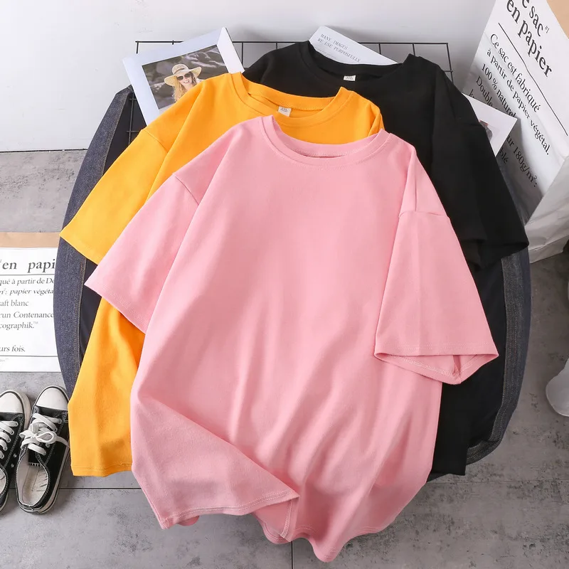 2021 Full Sleeve T-shirt Women Candy Oversize Boyfriend Style Tops Perfect Basic Tees Render Unlined Upper Garment Loose
2021 Full Sleeve T-shirt Women Candy Oversize Boyfriend Style Tops Perfect Basic Tees Render Unlined Upper Garment Loose