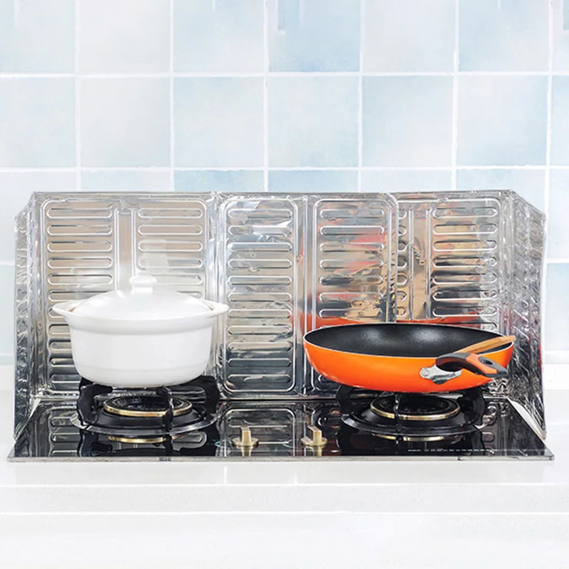 Kitchen Splash Proof Baffle Foldable Oil Splash Screen Cover Shield Guard Aluminium Foil Plate for Gas Stove DNJ998
Kitchen Splash Proof Baffle Foldable Oil Splash Screen Cover Shield Guard Aluminium Foil Plate for Gas Stove DNJ998