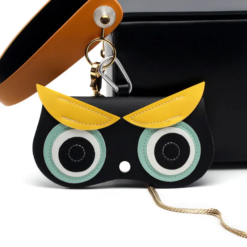 New Travel Portable Eyewear Pouch PU Leather Cute Cartoon Eye Glasses Bag Women Glasses Case Storage Protection Sun Glasses Box
New Travel Portable Eyewear Pouch PU Leather Cute Cartoon Eye Glasses Bag Women Glasses Case Storage Protection Sun Glasses Box
