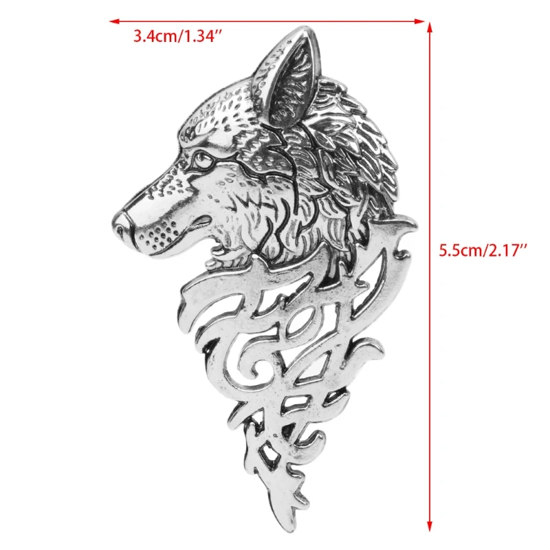 Retro Europe Wolf Head Badge Brooch Lapel Pin Men Women Shirt Suit Accessory New 652B
Retro Europe Wolf Head Badge Brooch Lapel Pin Men Women Shirt Suit Accessory New 652B