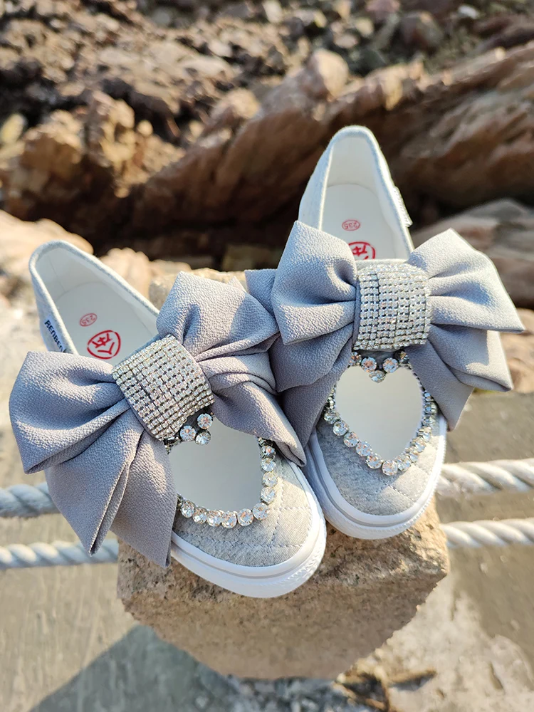 Rhinestone fairy style oversized bow women's shoes platform canvas shoes women's shoes wedding shoe FFPA
Rhinestone fairy style oversized bow women's shoes platform canvas shoes women's shoes wedding shoe FFPA