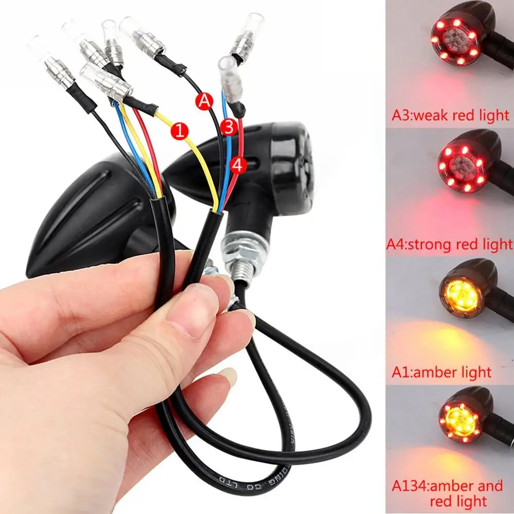 2pcs Universal Motorcycle Turn Signal Light 12V 13 LED Super Bright Bulbs for Moto Off Road Indicator Light Easy to install
2pcs Universal Motorcycle Turn Signal Light 12V 13 LED Super Bright Bulbs for Moto Off Road Indicator Light Easy to install