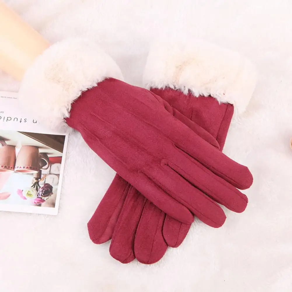 Cycling Gloves Practical Portable Warm Solid Color Wear-resistant Winter Gloves for Adult Women Gloves Cycling Gloves
Cycling Gloves Practical Portable Warm Solid Color Wear-resistant Winter Gloves for Adult Women Gloves Cycling Gloves