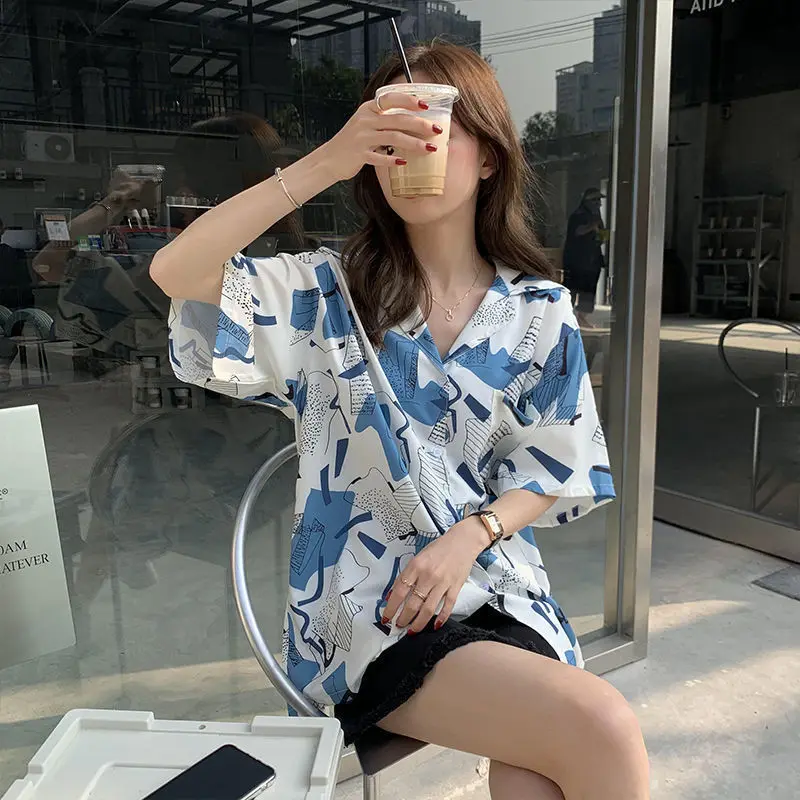 Chiffon Blouse for Women Summer Women's Clothing Short Sleeve T-shirts for Girls Hawaiian Shirt Ladies Clothing Women Tunic
Chiffon Blouse for Women Summer Women's Clothing Short Sleeve T-shirts for Girls Hawaiian Shirt Ladies Clothing Women Tunic