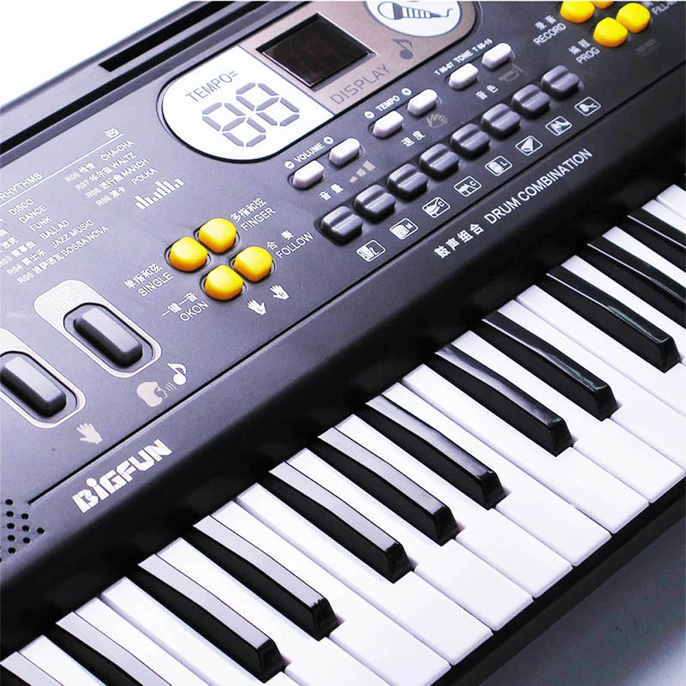 61 Keys Digital Electronic Piano Keyboard Multifunctional Electric Piano with Microphone for Piano Student Kid Keyboard Piano
61 Keys Digital Electronic Piano Keyboard Multifunctional Electric Piano with Microphone for Piano Student Kid Keyboard Piano
