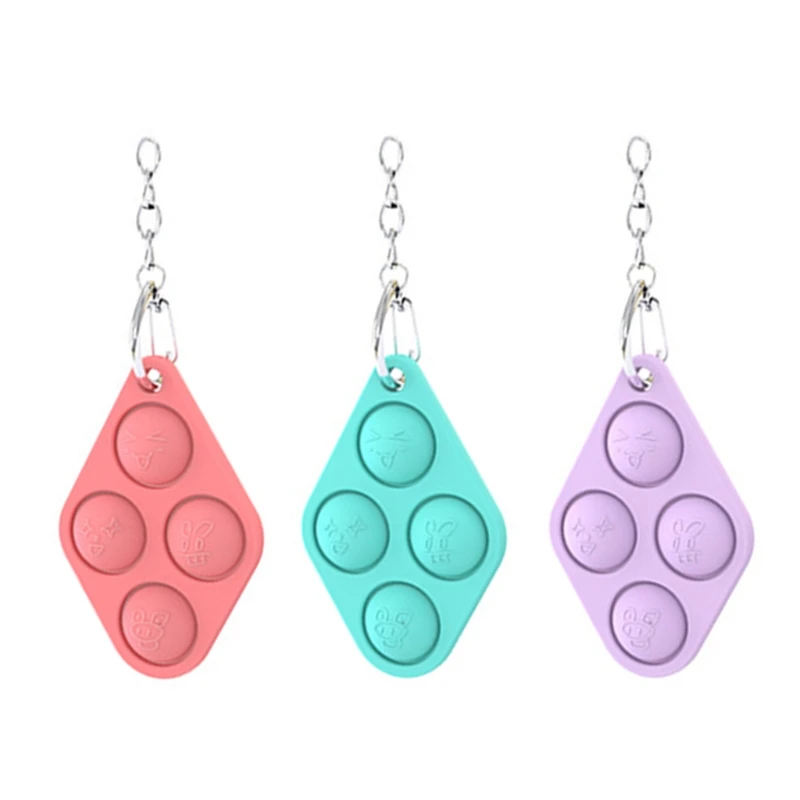 3PCS Adults Kids Baby Anti Stress Toys Dimple Sensory Fidgets Silicone Decompression Keychain Stress Relief Random Color
3PCS Adults Kids Baby Anti Stress Toys Dimple Sensory Fidgets Silicone Decompression Keychain Stress Relief Random Color