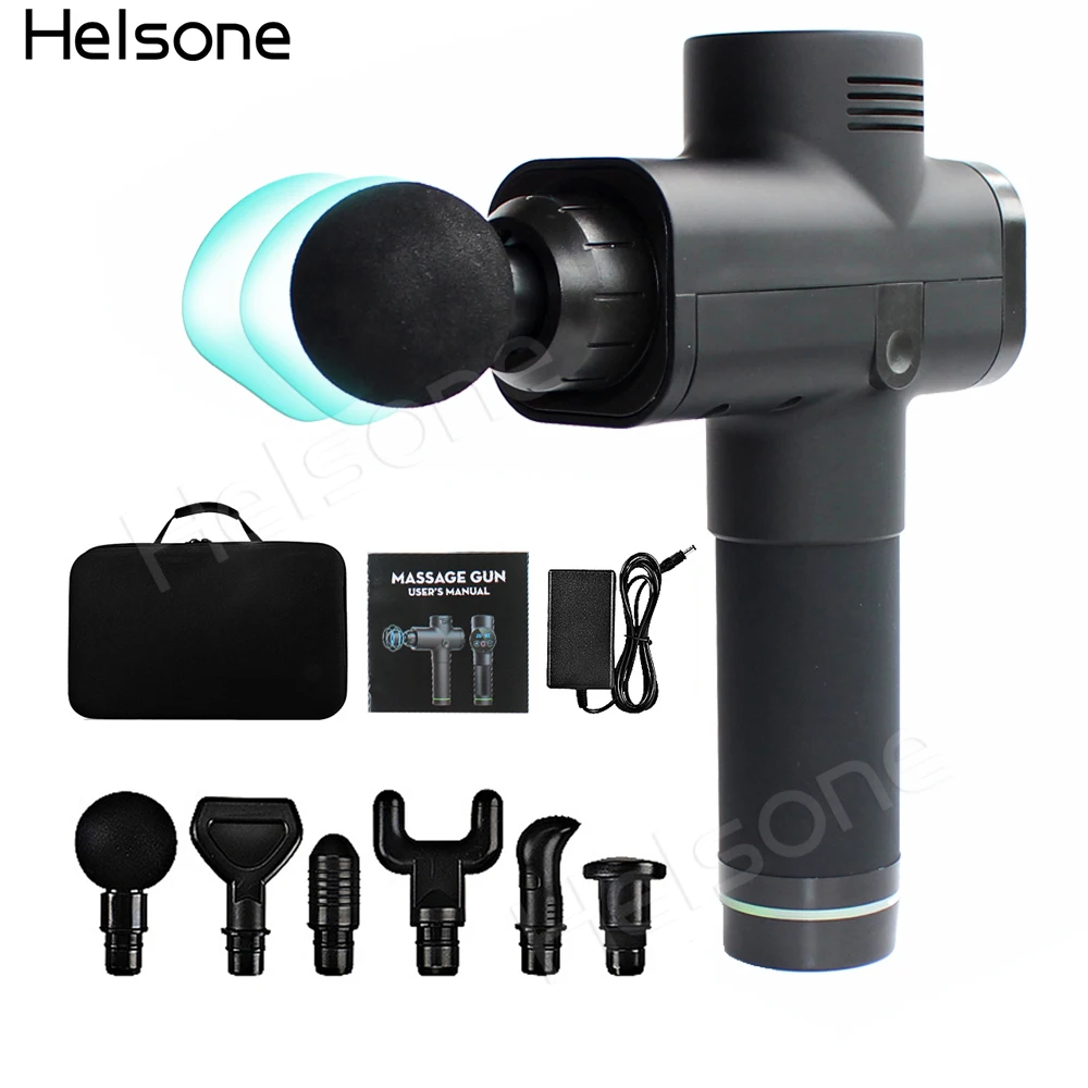 Muscle massager gun 12mm depth Massage Gun 6 heads 2500mAh Neck Pain Relax Deep Tissue Muscle Massager Stick Body Fascia Gun
Muscle massager gun 12mm depth Massage Gun 6 heads 2500mAh Neck Pain Relax Deep Tissue Muscle Massager Stick Body Fascia Gun