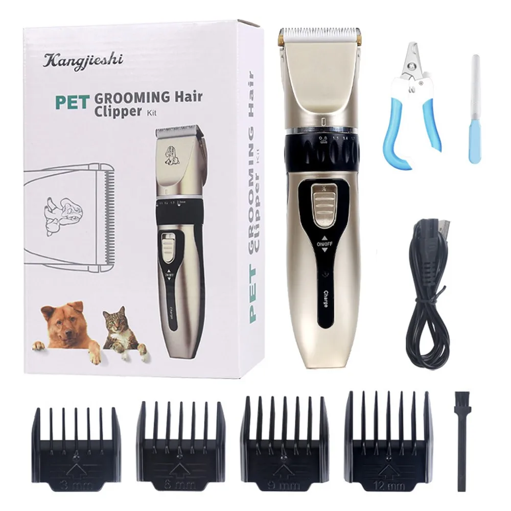 Low-noise Pet Hair Clipper Rechargeable Pet Dog Hair Trimmer Electrical Pet Hair Remover Cutter for Dogs Cats Dog Grooming
Low-noise Pet Hair Clipper Rechargeable Pet Dog Hair Trimmer Electrical Pet Hair Remover Cutter for Dogs Cats Dog Grooming