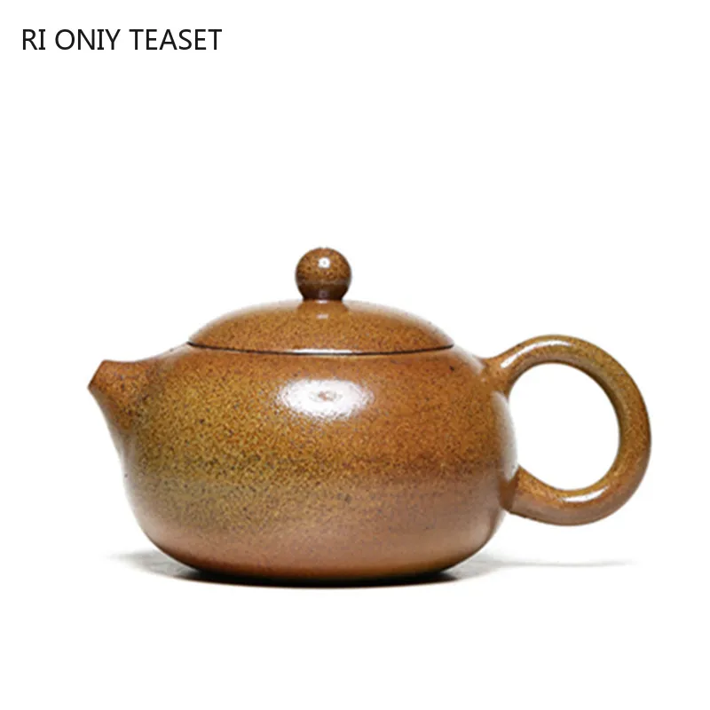

290ml Chinese Yixing Purple Clay Teapots Raw Ore Section Mud Xishi Tea Pot Handmade Zisha Filter Kettle Tea Ceremony Supplies