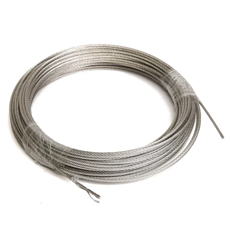 304 Stainless Steel 3mm Diameter Cable Wire Clothes Cable Line Wire Rope Length 30M
304 Stainless Steel 3mm Diameter Cable Wire Clothes Cable Line Wire Rope Length 30M