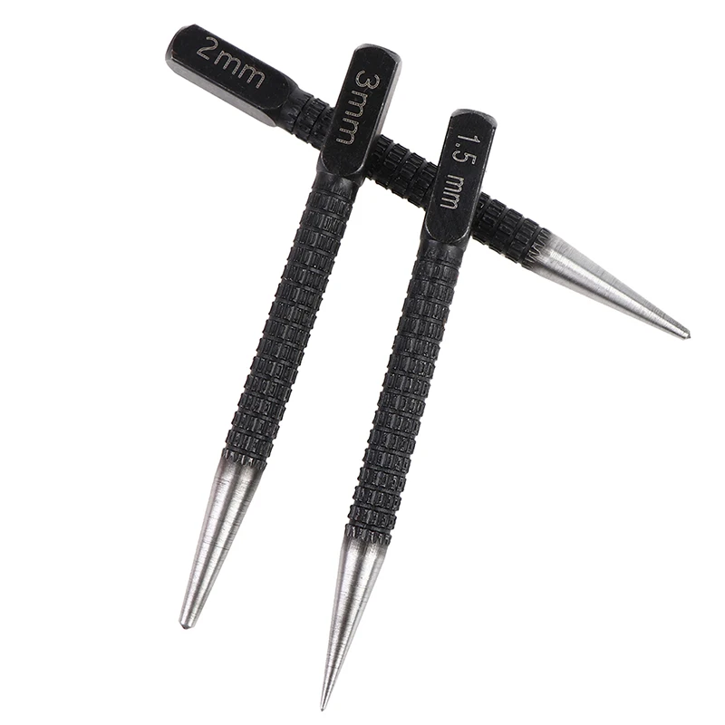 3PCS Non-Slip Center Pin Punch Set 3/32" High-carbon Steel Center Punch For Alloy Steel Metal Wood Drilling Tool
3PCS Non-Slip Center Pin Punch Set 3/32" High-carbon Steel Center Punch For Alloy Steel Metal Wood Drilling Tool