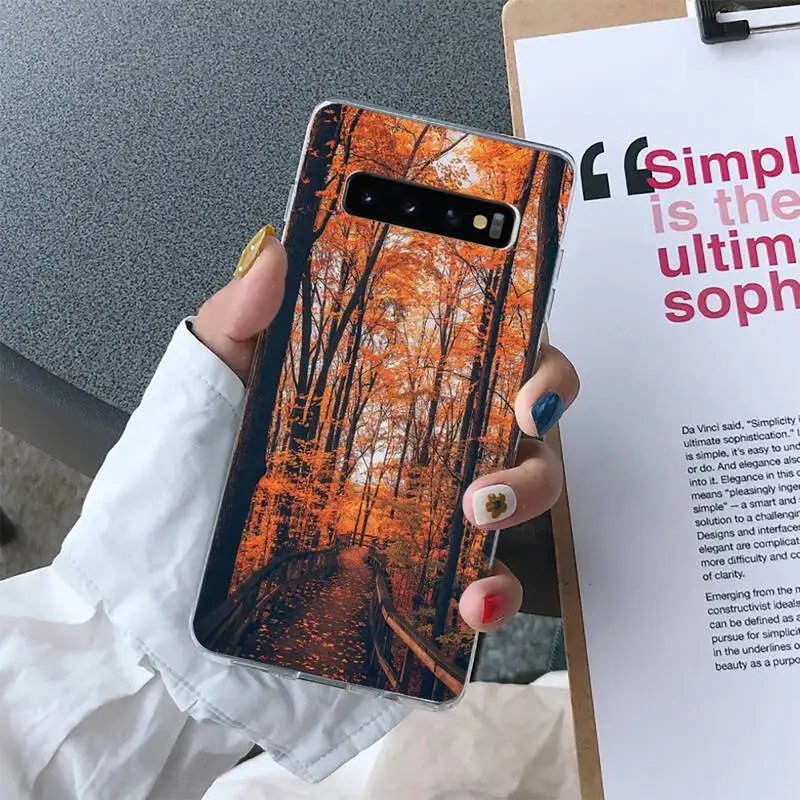 Falling Autumn Leaves Phone Case For Samsung S10 S10e S8 S9 Plus S7 Edge Note10 9 8 Soft Transparent TPU Cove
Falling Autumn Leaves Phone Case For Samsung S10 S10e S8 S9 Plus S7 Edge Note10 9 8 Soft Transparent TPU Cove
