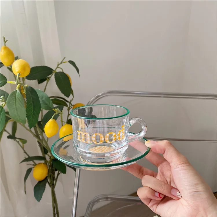 Korean Style Minority Thousand Birds Yellow Checkered Glass Cup Coffee Cup Breakfast Cup Milk Tea Cup Dish Set
Korean Style Minority Thousand Birds Yellow Checkered Glass Cup Coffee Cup Breakfast Cup Milk Tea Cup Dish Set