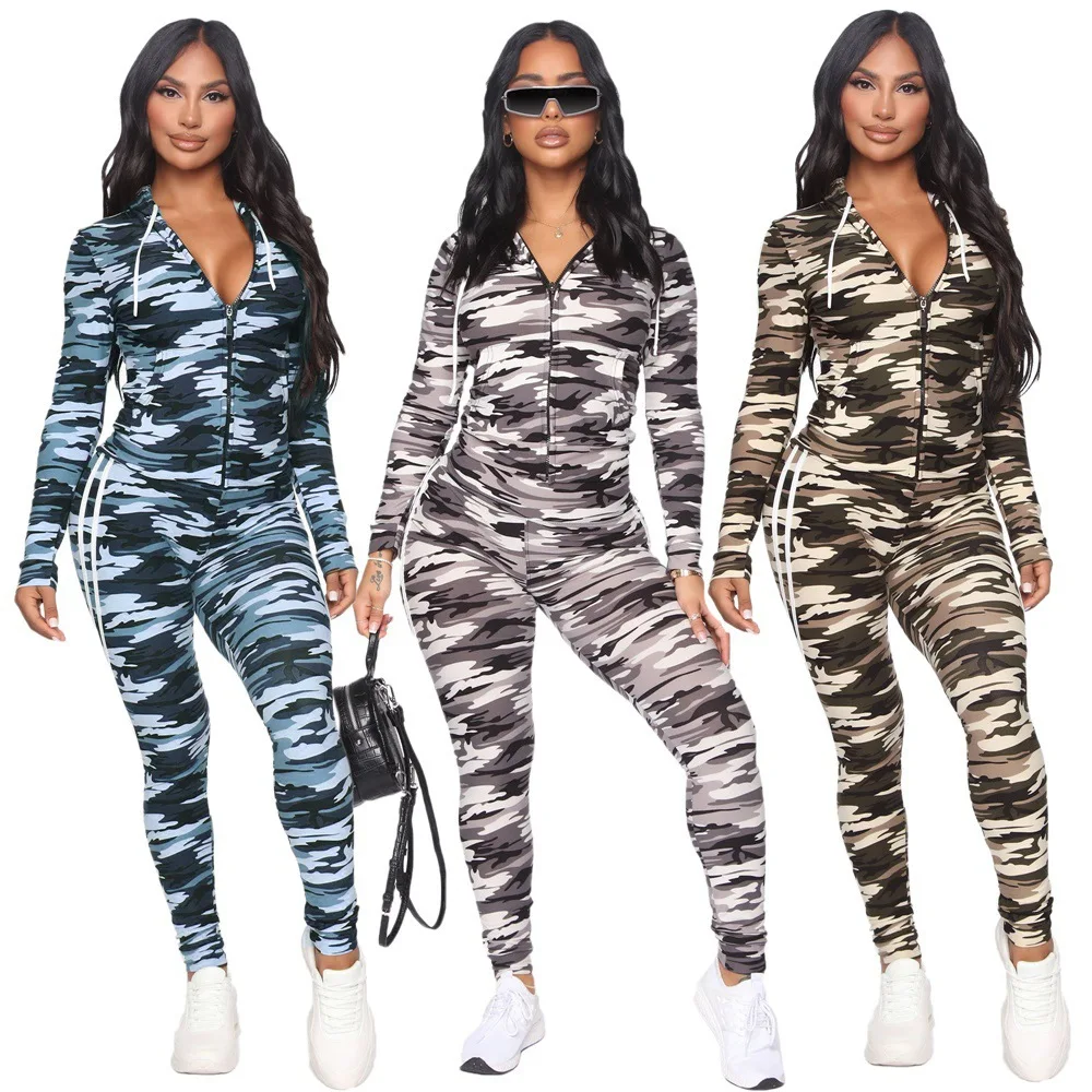 2021 European and American New Fashion Sports Printed Autumn and Winter Jacket and Trousers Two-Piece Suit
2021 European and American New Fashion Sports Printed Autumn and Winter Jacket and Trousers Two-Piece Suit