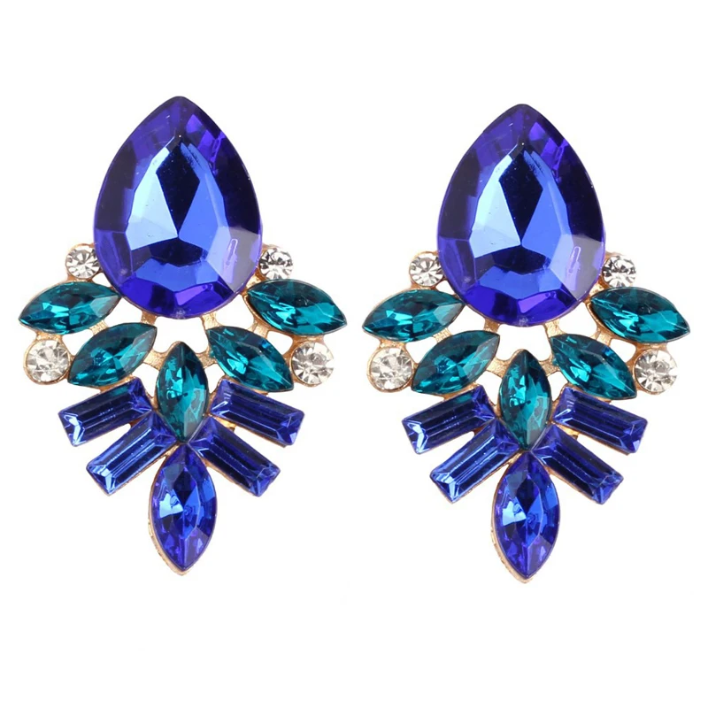 SUMENG 2022 NEW Fashion Jewelry Style Blue/Black/Pink Earrings Handmade Rhinestone Sweet Stud Crystal Dangle Earrings For Women
SUMENG 2022 NEW Fashion Jewelry Style Blue/Black/Pink Earrings Handmade Rhinestone Sweet Stud Crystal Dangle Earrings For Women