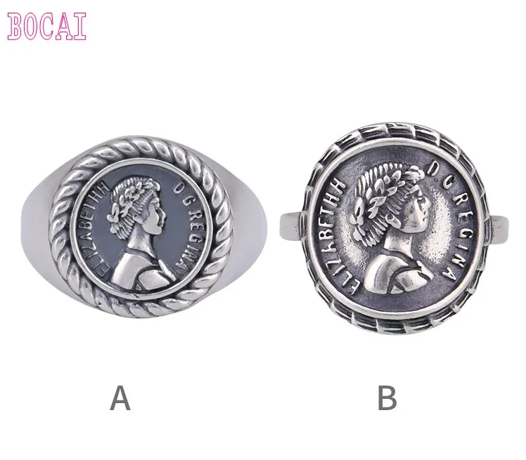 Real 925 sterling silver queen ring female fashion personality 925 sterling silver all-match open index finger ring
Real 925 sterling silver queen ring female fashion personality 925 sterling silver all-match open index finger ring