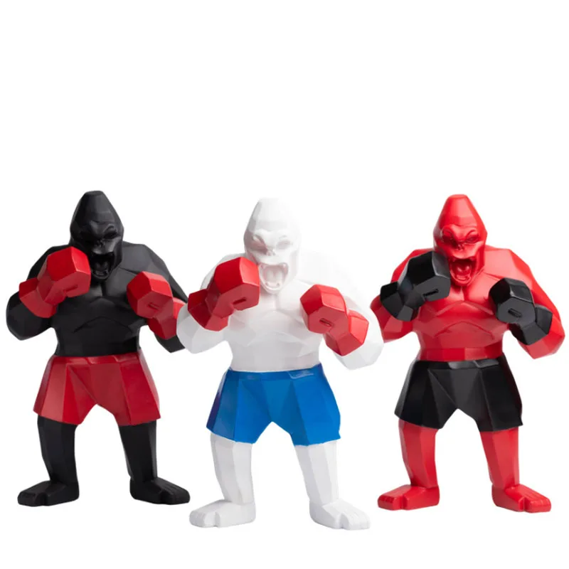 YuryFvna 25CM Modern Creative Resin Crafts Boxing Gorilla Statue Gorilla Animal Sculpture Furnishings Home Decoration Gifts
YuryFvna 25CM Modern Creative Resin Crafts Boxing Gorilla Statue Gorilla Animal Sculpture Furnishings Home Decoration Gifts