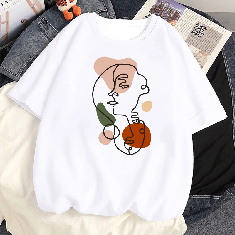 Aesthetic Graphic Cartoon Print O Neck Summer Loose Tops Female Tee Simple T-shirts Casual Designed White Clothes Tshirts
Aesthetic Graphic Cartoon Print O Neck Summer Loose Tops Female Tee Simple T-shirts Casual Designed White Clothes Tshirts