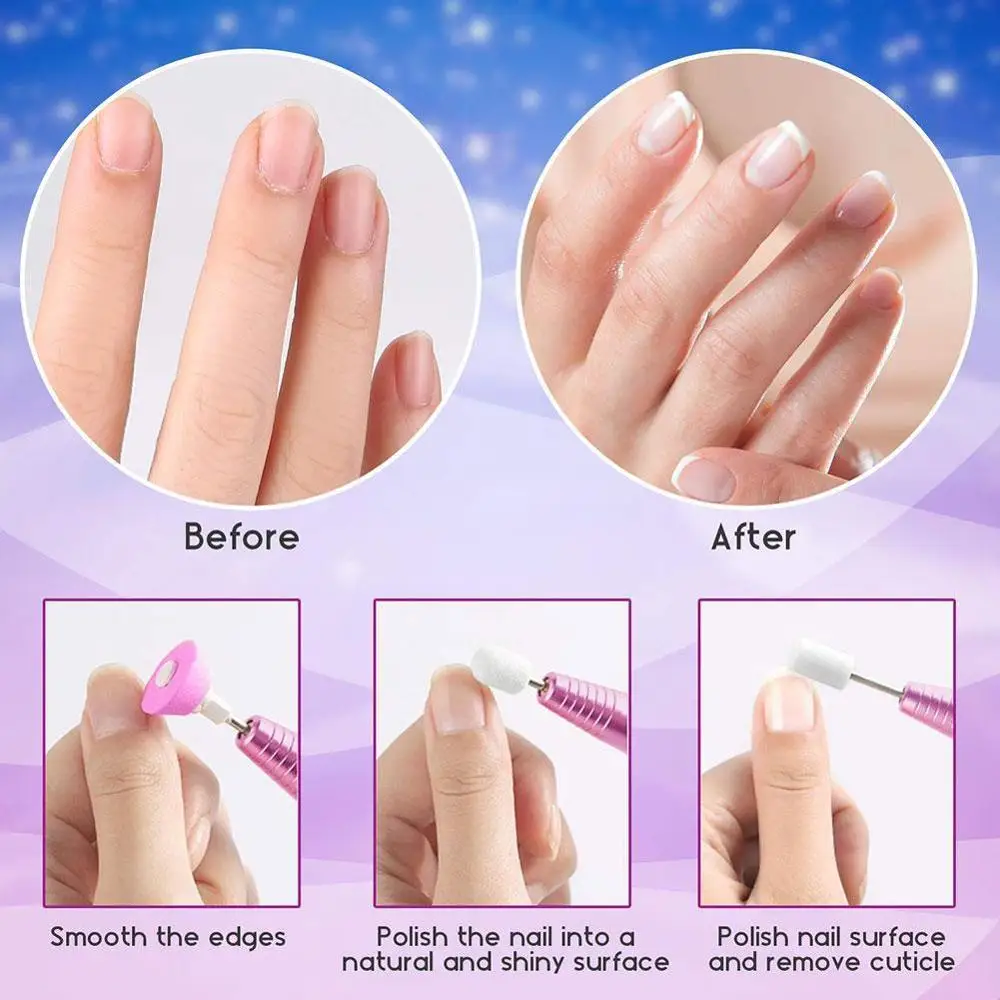 1 Set Electric Nail Drill Machine Nail File Sander Polisher Cutter Mill for Manicure Removing Gel Varnish Manicure Machine Tools
1 Set Electric Nail Drill Machine Nail File Sander Polisher Cutter Mill for Manicure Removing Gel Varnish Manicure Machine Tools