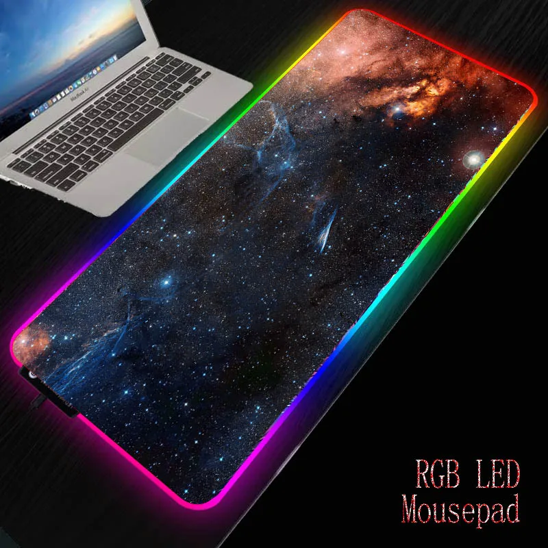 MRGBEST Space HD Wallpaper RGB LED lighting Mouse Pads mice Keyboard Mat with high-end rubber play mats Computer accessories 
MRGBEST Space HD Wallpaper RGB LED lighting Mouse Pads mice Keyboard Mat with high-end rubber play mats Computer accessories
