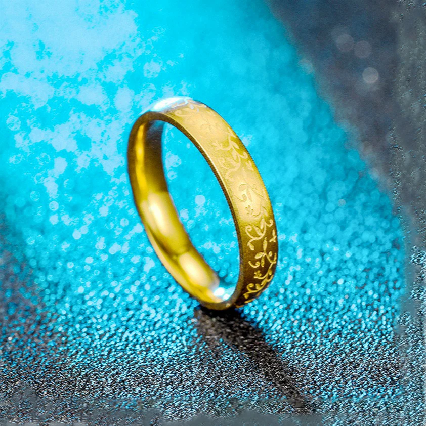 2021 Fashion Gift 4MM Women's Gold-Color Ring Trendy Zircon Stone Men's Round Engagement Wedding Jewelry For Couples
2021 Fashion Gift 4MM Women's Gold-Color Ring Trendy Zircon Stone Men's Round Engagement Wedding Jewelry For Couples