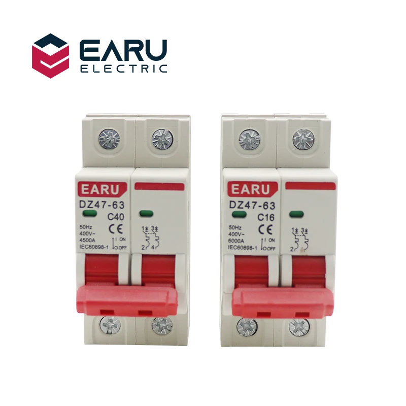 C45N 2pole 3A/6A/10A/16A/20A/32A/40A/50A/63A 400В ~ C тип мини-выключатель Mcb монтаж 35 мм din-рейка разрывная емкость 6KA
C45N 2pole 3A/6A/10A/16A/20A/32A/40A/50A/63A 400В ~ C тип мини-выключатель Mcb монтаж 35 мм din-рейка разрывная емкость 6KA