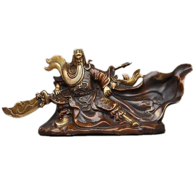 christmas Old Chinese folk bronze gilt Generals dragon warrior guangong Guan Yu god statue halloween
christmas Old Chinese folk bronze gilt Generals dragon warrior guangong Guan Yu god statue halloween