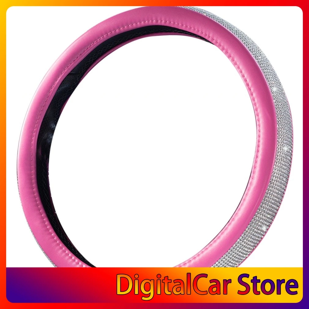 Car Interior Rhinestone Diamond Car Steering Wheel Set With Drill Car Handle Set Cute Steering Wheel Cover Unisex
Car Interior Rhinestone Diamond Car Steering Wheel Set With Drill Car Handle Set Cute Steering Wheel Cover Unisex