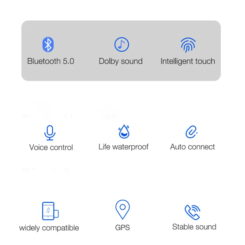 New Wireless Earphones TWS Noise Cancelling Headset Waterproof with Mic Earpiece for All Smart Phone
New Wireless Earphones TWS Noise Cancelling Headset Waterproof with Mic Earpiece for All Smart Phone