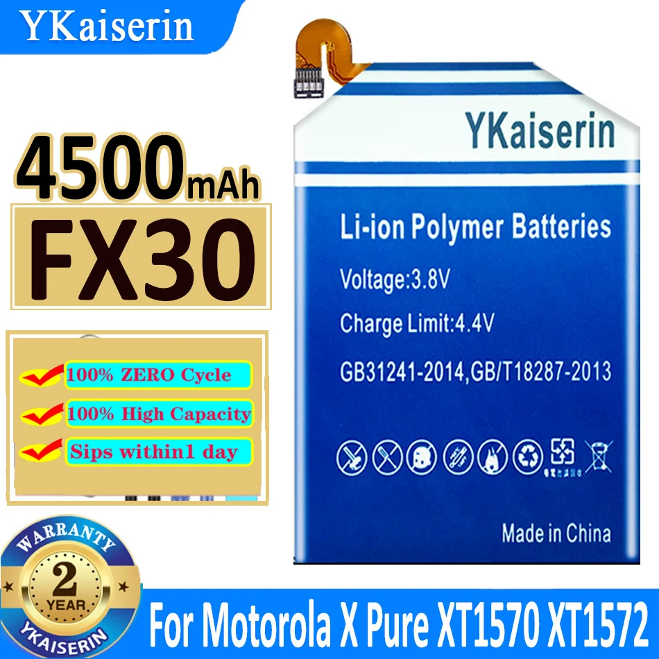 4500mah YKaiserin Battery FX30 For Motorola Moto X MotoX Pure Edition X Style Pure X Style X+2 XT1570 XT1572 XT1575 Bateria
4500mah YKaiserin Battery FX30 For Motorola Moto X MotoX Pure Edition X Style Pure X Style X+2 XT1570 XT1572 XT1575 Bateria