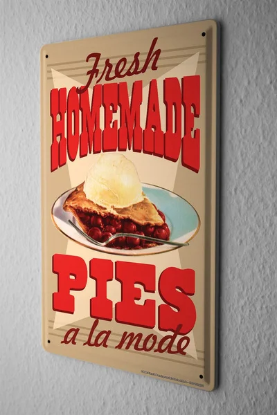 Tin Sign Food Restaurant Decoration homemade cakes cherries ice ball Metal Plat 
Tin Sign Food Restaurant Decoration homemade cakes cherries ice ball Metal Plat