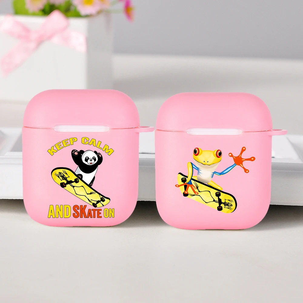 Cover for Airpods 1/2 Earphone Skateboard Frog Dinosaur Cute cartoon Protector Fundas Airpods Case Air Pods Charging Box Bags
Cover for Airpods 1/2 Earphone Skateboard Frog Dinosaur Cute cartoon Protector Fundas Airpods Case Air Pods Charging Box Bags