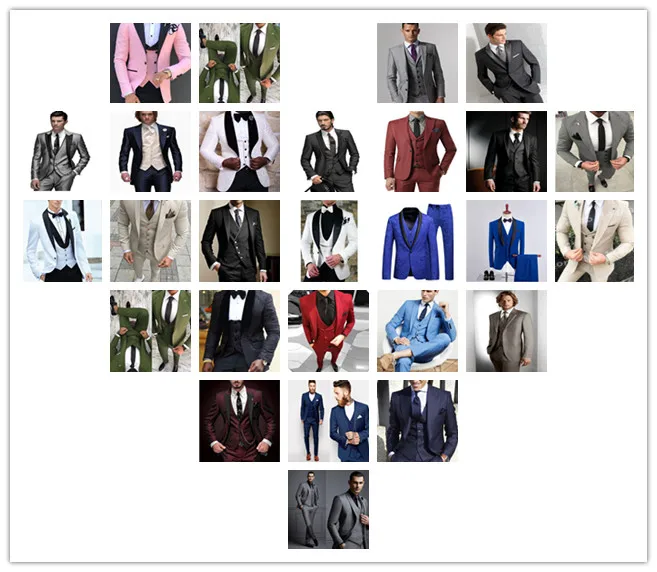 Blazer Masculino Mens Suits (jacket+pants+vest) New Arrival Groomsmen Notch Lapel Groom Tuxedos Champagne Strips Wedding Best
