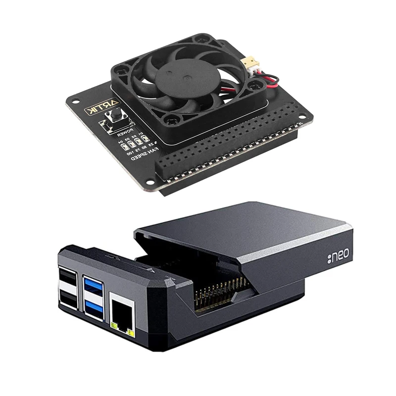 Корпус для корпуса Raspberry Pi 4 Argon NEO, алюминиевый контролируемый охлаждающий вентилятор для программного обеспечения PWM для Raspberry Pi 4 Model B 4B
Корпус для корпуса Raspberry Pi 4 Argon NEO, алюминиевый контролируемый охлаждающий вентилятор для программного обеспечения PWM для Raspberry Pi 4 Model B 4B