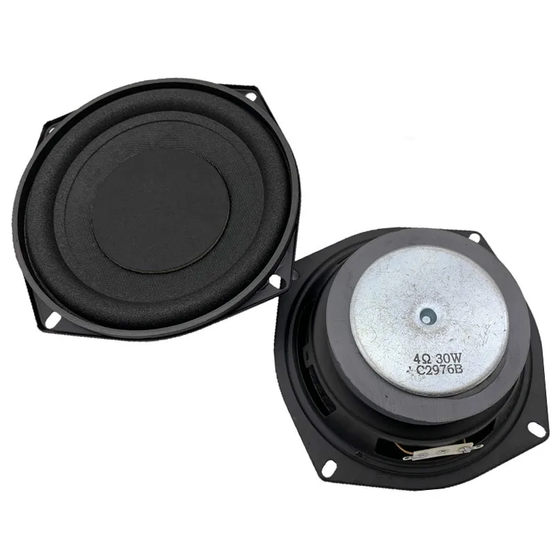 

SOTAMIA 1Pc 5.25 Inch Audio Woofer Speaker Driver 4 Ohm 30W Bass Sound Active Speaker DIY Multimedia Subwoofer Loudspeaker