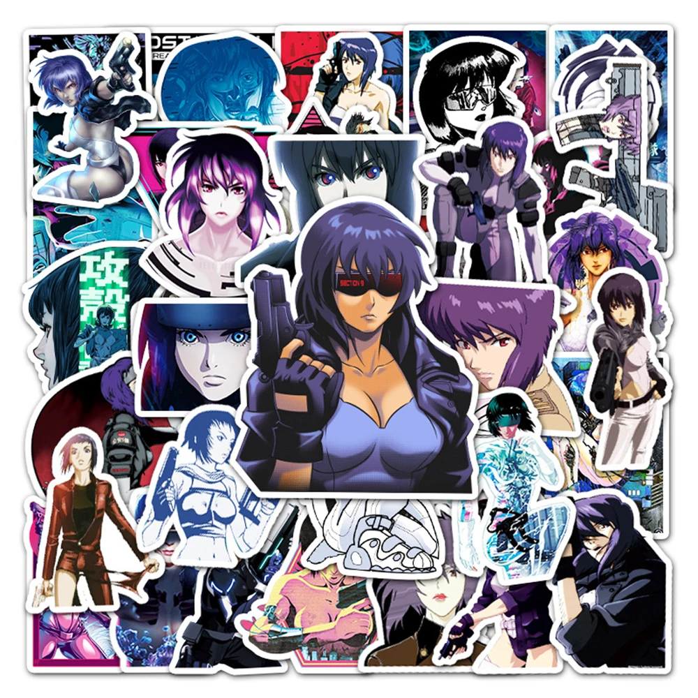 10/30/50PCS Anime Ghost in the Shell Stickers for Laptop Water Bottle Waterproof Graffiti Decals Aesthetic Sticker Packs Kid Toy
10/30/50PCS Anime Ghost in the Shell Stickers for Laptop Water Bottle Waterproof Graffiti Decals Aesthetic Sticker Packs Kid Toy