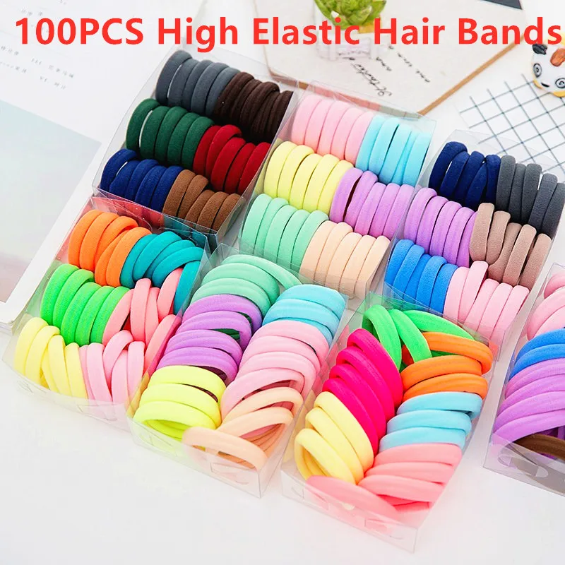 50/100PCS High Elastic Hair Bands For Women Girls Kids Hairband Ponytail Holder Rubber Scrunchies Hair Accessories
50/100PCS High Elastic Hair Bands For Women Girls Kids Hairband Ponytail Holder Rubber Scrunchies Hair Accessories