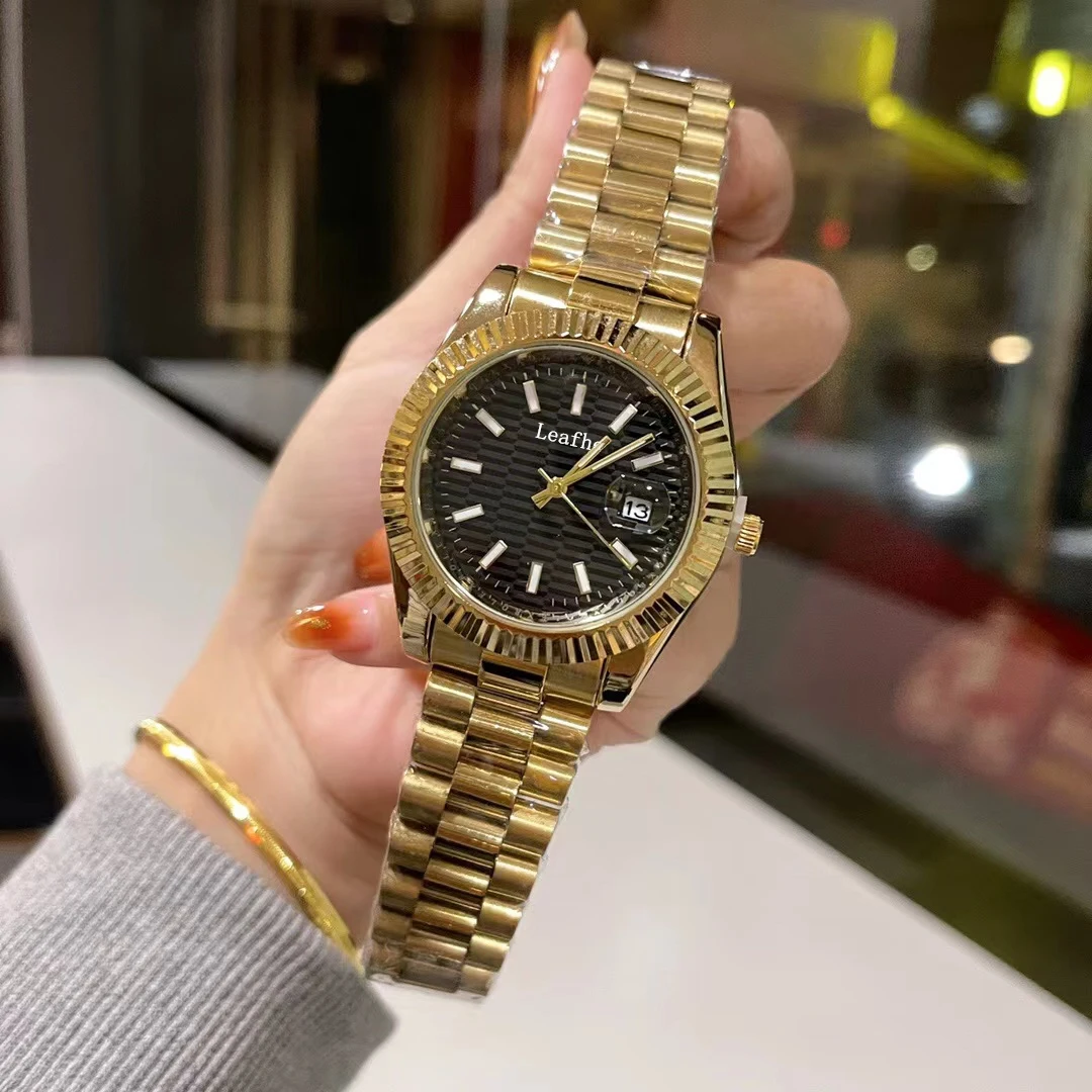 Fashion Gold Silver Blue Couple Watches Stainless Steel Material Original Clasp Quartz Watch Black Clock
Fashion Gold Silver Blue Couple Watches Stainless Steel Material Original Clasp Quartz Watch Black Clock