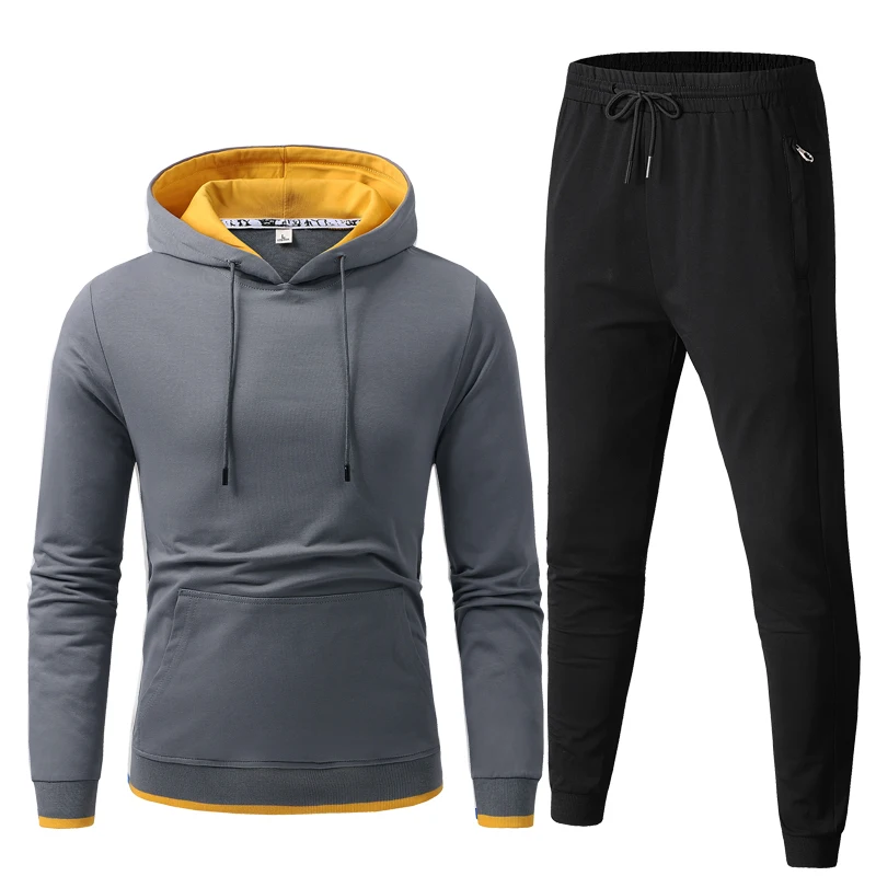 Men Sportswear Set Hoodies Pants Suit Casual Tracksuit Jacket Men's Sport Sweatshirt High Quality Male Hoodies and Jogging Pants
Men Sportswear Set Hoodies Pants Suit Casual Tracksuit Jacket Men's Sport Sweatshirt High Quality Male Hoodies and Jogging Pants