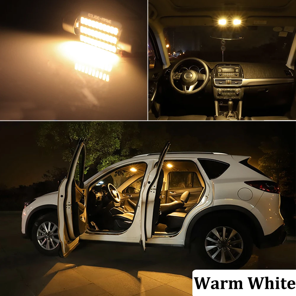 

BMTxms Canbus Vehicle LED Interior Map Dome Trunk Light License Plate Lamp Kit For Infiniti QX56 QX80 2004-2021 Error Free