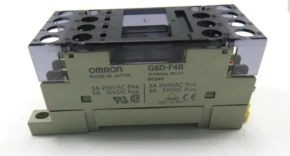 G6D-F4B DC24V реле общего назначения SPST-NO (1 форма A) x 4 24VDC катушка din-рейка
G6D-F4B DC24V реле общего назначения SPST-NO (1 форма A) x 4 24VDC катушка din-рейка